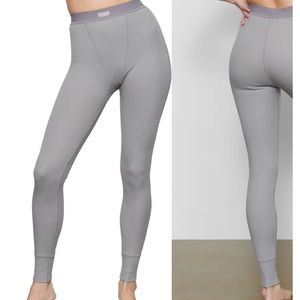 SKIMS COTTON RIB LEGGING in PACIFIC